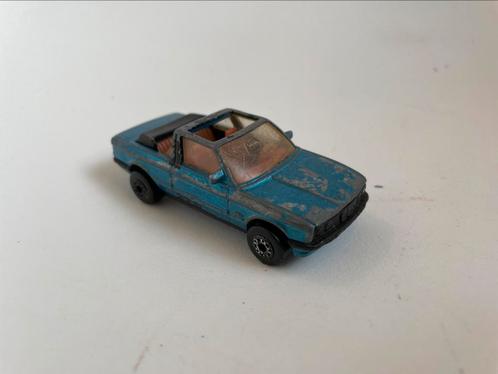 Model BMW 3-serie 323i cabriolet TC Baur Blauw Matchbox 1/50, Hobby en Vrije tijd, Modelauto's | 1:50, Gebruikt, Auto, Matchbox