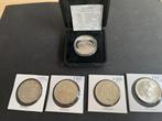 Beatrix prachtige serie Tien Gulden UNC 5% BOVEN SPOT, Postzegels en Munten, Munten | Nederland, Setje, Koningin Beatrix, Zilver