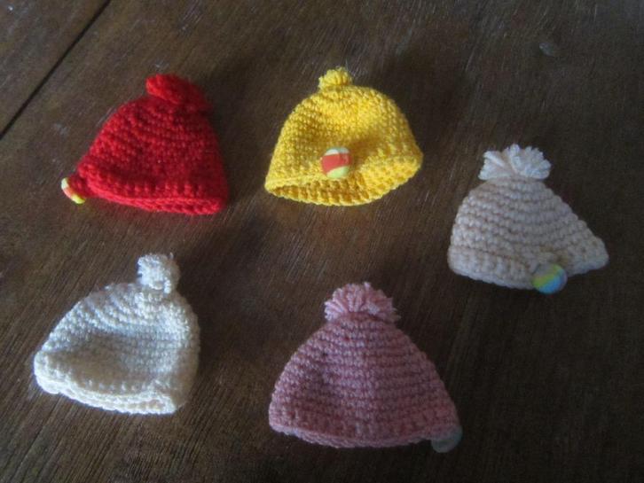 eierdopjes eierwarmers Gebreide eierwarmers - Set van 5, Huis en Inrichting, Keuken | Servies, Zo goed als nieuw, Overige typen
