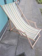 Tuinstoel of strandstoel Ikea retro, Tuin en Terras, Tuinstoelen, Ophalen, Gebruikt, Hout, Verstelbaar