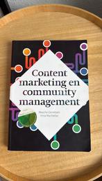 Mascha Gerretsen - Contentmarketing en community management, Boeken, Ophalen, Zo goed als nieuw, Mascha Gerretsen; Irma Machielse