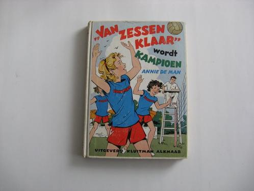 Van zessen klaar wordt kampioen. Door annie de man. Leeftijd, Boeken, Kinderboeken | Jeugd | onder 10 jaar, Gelezen, Verzenden