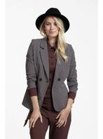 Studio Anneloes Jim graphic blazer, Kleding | Dames, Jasjes, Kostuums en Pakken, Ophalen of Verzenden, Zo goed als nieuw, Bruin