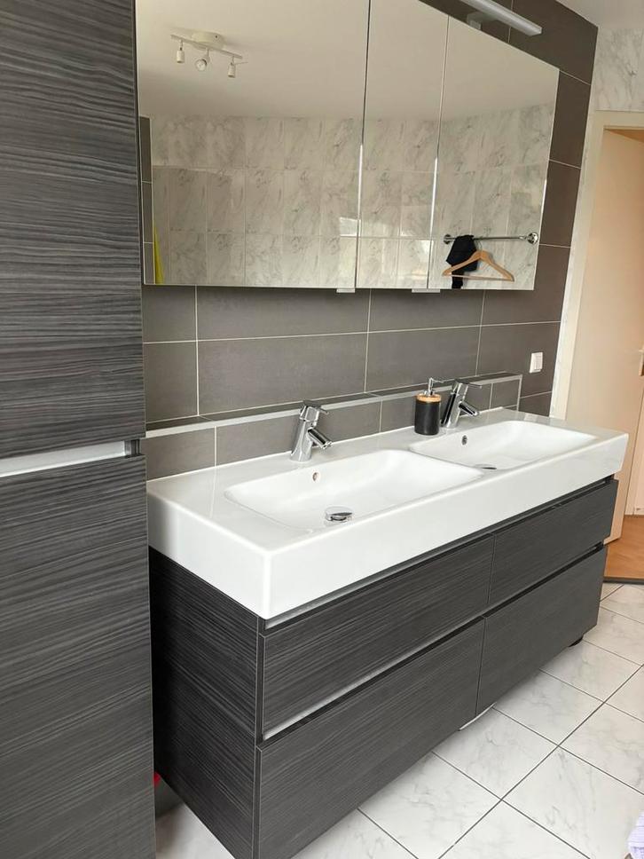 Badmeubel incl spiegelkast en handdoekenkast, Huis en Inrichting, Badkamer | Complete badkamers, Gebruikt, Ophalen