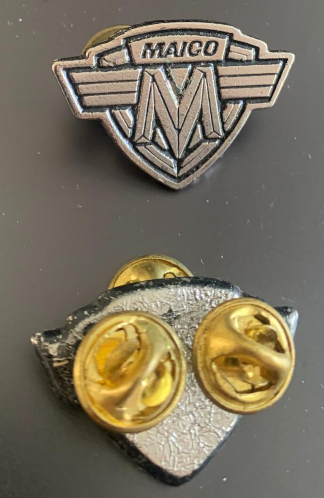 oude MAICO logo pin voor MD 250 125 MC 400 360 250 mobil, Motoren, Accessoires | Overige, Nieuw, Verzenden