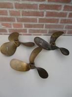 3 Bronzen scheepsschroeven., Verzamelen, Ophalen of Verzenden, Gebruikt