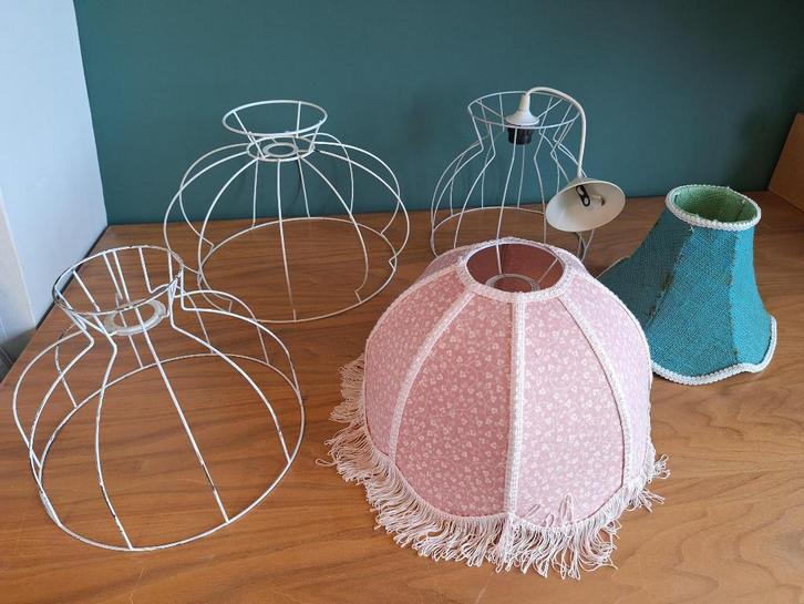 Lampenkapframe, draadframe 5 stuks, Hobby en Vrije tijd, Overige Hobby en Vrije tijd, Gebruikt, Ophalen of Verzenden