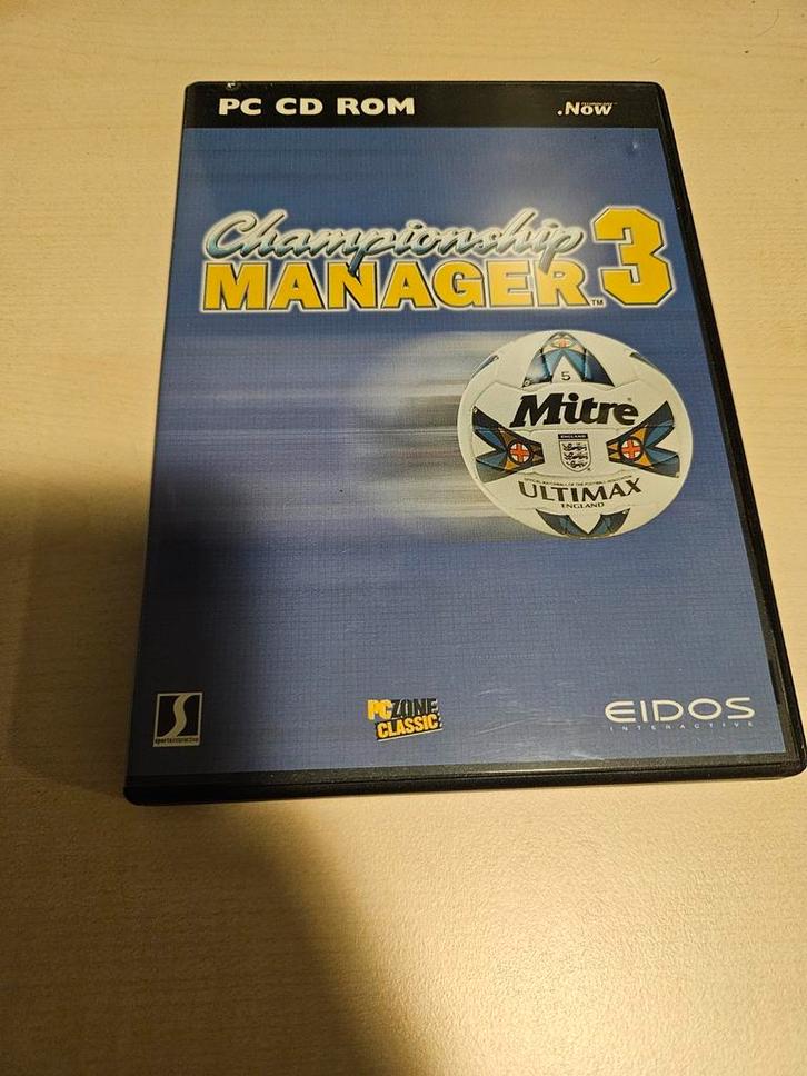 Championship Manager 3 - PC Game Klassieker!, Spelcomputers en Games, Games | Pc, Gebruikt, Simulatie, 1 speler, Vanaf 3 jaar