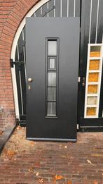 Originele jaren 30 voordeur, Doe-het-zelf en Verbouw, Deuren en Horren, Ophalen, Gebruikt, 80 tot 100 cm, 215 cm of meer