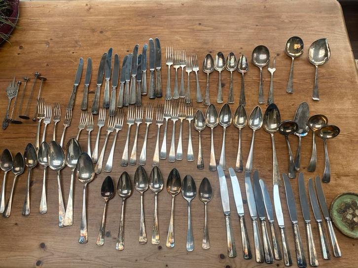 Gero Verzilverd Bestek - 69 Delig, Antiek en Kunst, Antiek | Bestek, Ophalen