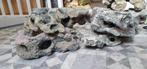 Aquarium/Terrarium plastic Rotsen kleur grijs, Dieren en Toebehoren, Vissen | Aquaria en Toebehoren, Ophalen, Gebruikt, Plant(en), Steen of Hout