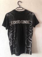 Roberto Cavalli T-Shirt Zwart met slangen print hst67b, Kleding | Heren, Maat 46 (S) of kleiner, Ophalen of Verzenden, Roberto Cavalli