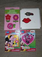 NIEUW disney minnie mouse patches strijkemblemen roze bloem, Ophalen of Verzenden, Nieuw
