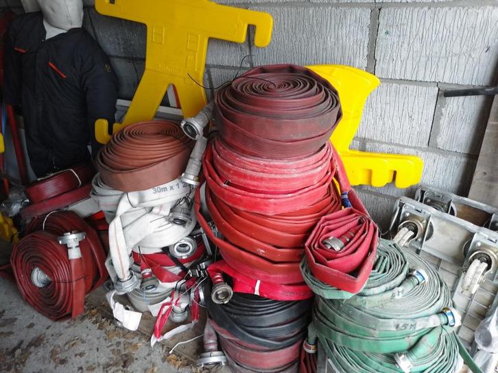 Pompslang brandslang 1,5 - 3inch bouwpompset 20m3 klokpomp, Tuin en Terras, Tuinslangen, Zo goed als nieuw, Overige typen, Ophalen of Verzenden