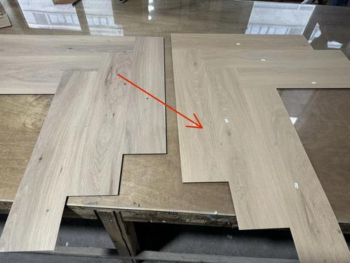 Plak PVC Visgraat RESTPARTIJ (~150 m²), Doe-het-zelf en Verbouw, Vloerdelen en Plavuizen, Nieuw, Kunststof, 50 tot 150 cm, 10 tot 30 cm