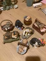 Collectie Kattenbeeldjes Franciens katten, Ophalen of Verzenden, Gebruikt, Dier