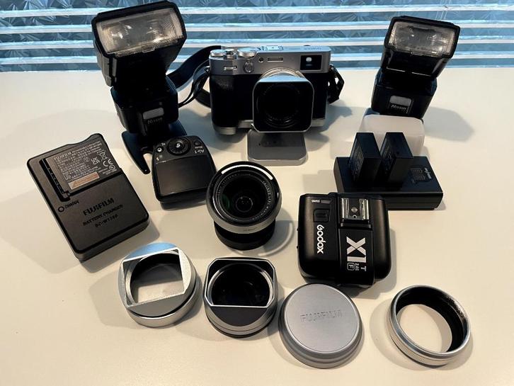 Fuji X100VI compleet set met veel extra's, Audio, Tv en Foto, Fotocamera's Digitaal, Zo goed als nieuw, Compact, Fuji, Geen optische zoom