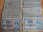 (1) .totaal 33 stuks 1000 KRONEN . 1902 . verticaal stempel, Ophalen of Verzenden, Buitenland, Bankbiljetten
