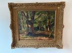 Willem Tholen - Boslandschap, olieverf, Antiek en Kunst, Ophalen of Verzenden