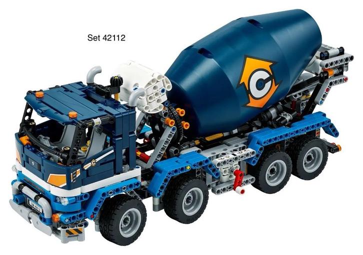 LEGO Set 42112 Betonmixer, Kinderen en Baby's, Speelgoed | Duplo en Lego, Zo goed als nieuw, Lego, Complete set, Ophalen of Verzenden