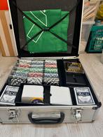 Pokerset XXL inclusief blackjack, Hobby en Vrije tijd, Gezelschapsspellen | Kaartspellen, Ophalen, Zo goed als nieuw