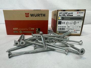 Spaanplaatschroeven grote partij Würth 6x100/60 100 stuks beschikbaar voor biedingen