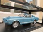 1:18 Ford Mustang Shelby GT500 blauw 1967 Autoart / JJTOP, Ophalen of Verzenden, Zo goed als nieuw, Auto, Autoart