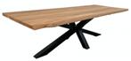 Tuinset boomstam teak matrix of U poot "260" incl 6 Miami, Tuin en Terras, Tuinsets en Loungesets, Ophalen, Eettafel, 6 zitplaatsen