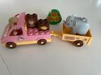 Hello Kitty Safari met Olifant - Duplo Compatibel, Ophalen of Verzenden, Zo goed als nieuw, Complete set, Duplo
