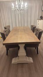 Richmond grote eettafel eiken blad, Huis en Inrichting, Tafels | Eettafels, Ophalen, 200 cm of meer, 50 tot 100 cm, Zo goed als nieuw