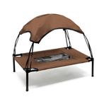 Hondenbed "Outdoor" met zonnedak | Maat XL | Bruin, Dieren en Toebehoren, Verzenden, Nieuw