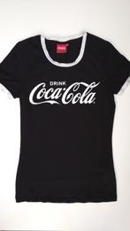Coca-cola shirt tshirt zwart zwarte s coca cola, Kleding | Dames, Verzenden, Zwart, Zo goed als nieuw, Korte mouw