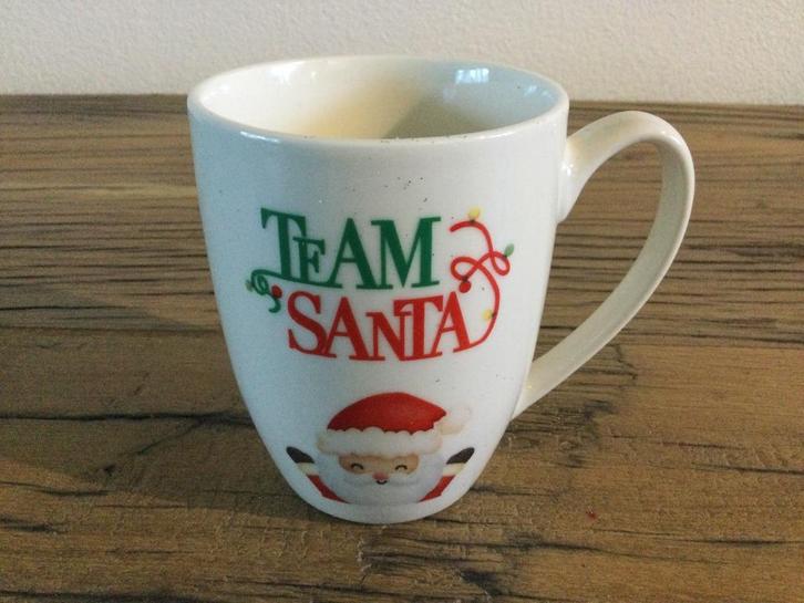 Mok met leuke tekst !!! ( drinkbeker ), Diversen, Kerst, Zo goed als nieuw, Ophalen of Verzenden