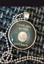 Kettingen i love you to the moon verschillende, Verzenden, Nieuw, Zilver, Met hanger