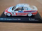 BMW 318i E36 Belgian Procar Marc Duez 1994 Bastos/Fina, Hobby en Vrije tijd, Modelauto's | 1:43, Ophalen of Verzenden, Zo goed als nieuw