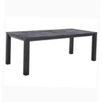 NIEUWE Eettafel Riviera Maison eikenhout zwart 190 cm, Eikenhout, Nieuw, Vijf personen of meer, Riviera Maison
