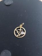 14 karaat gouden hanger hoop, geloof en liefde, Verzenden, Zo goed als nieuw, Goud, Overige merken