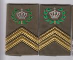 set rangen Compagniessergeantmajoor trui dt-63, Verzamelen, Militaria | Algemeen, Ophalen of Verzenden, Landmacht, Nederland, Embleem of Badge