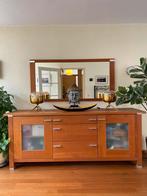 Dressoir met spiegel, Ophalen, Gebruikt, 150 tot 200 cm, Eikenhout