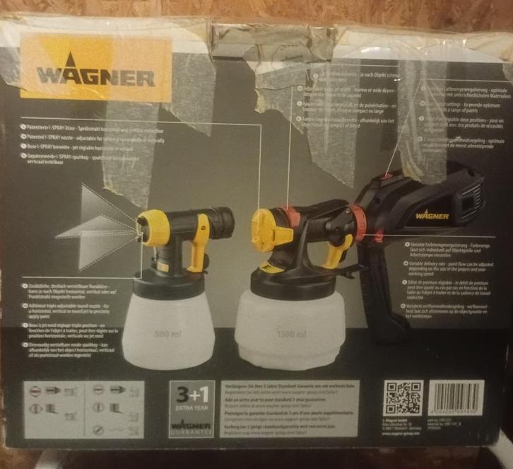 Wagner universeel verfspuitsysteem W575 FLEXiO, Doe-het-zelf en Verbouw, Schildersmaterialen, Gebruikt, Verfspuit of Verfpomp