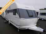 Hobby Excellent Edition 490 KMF model 2024 1750 KG a, Caravans en Kamperen, Caravans, Schokbreker, Hobby, Bedrijf, Dwarsbed