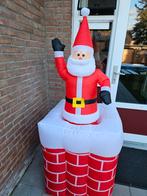 Opblaasbare schoorsteen met bewegende kerstman, Ophalen of Verzenden