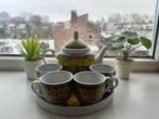 Chinees theeservies met theepot en 4 kopjes, Huis en Inrichting, Keuken | Servies, Ophalen of Verzenden, Zo goed als nieuw, Overige stijlen