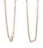 Prachtige Gouden Ketting Monte Carlo Schakel 14K, Sieraden, Tassen en Uiterlijk, Kettingen, Ophalen of Verzenden, Zo goed als nieuw