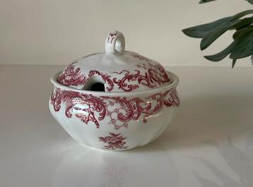 Villeroy & Boch Valeria rood suikerpot beschikbaar voor biedingen