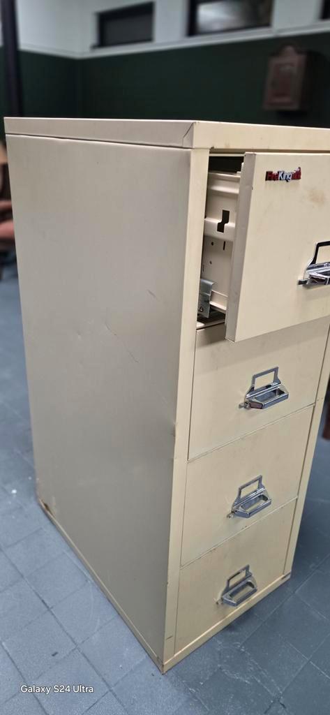 FireKing Brandwerende Archiefkast - 4 Lades, Zakelijke goederen, Kantoor en Winkelinrichting | Kantoormeubilair en Inrichting