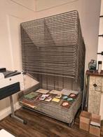 groot papier droogrek op wielen, Ophalen, Gebruikt