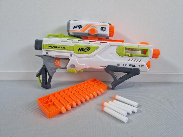 Nerf N-Strike Modulus Battlescout ICS-10, Kinderen en Baby's, Speelgoed | Buiten | Actiespeelgoed, Gebruikt, Ophalen of Verzenden