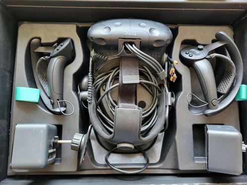 HTC Vive met 2 Valve Index Controllers, Spelcomputers en Games, Virtual Reality, Gebruikt, Pc, VR-bril, Ophalen of Verzenden