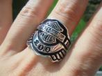 925 zilver biker ring Harley Davidson maat 21,25 - Vanoli, Sieraden, Tassen en Uiterlijk, Nieuw, 20 of groter, Heer, Ophalen of Verzenden